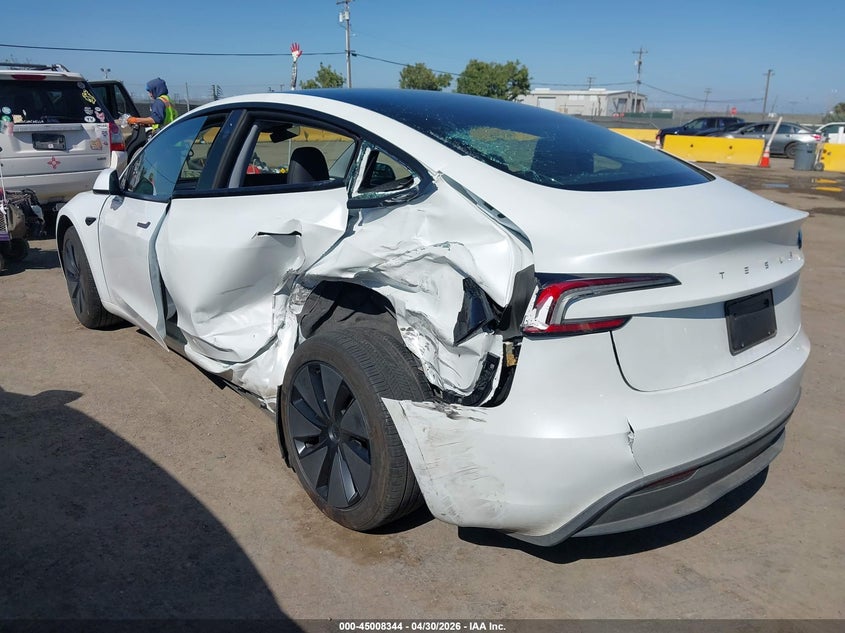 Vin: 5yj3e1ea8sf041485, lot: 45505809, tesla model 3 long range rear-wheel drive/standard rear-wheel drive 20253