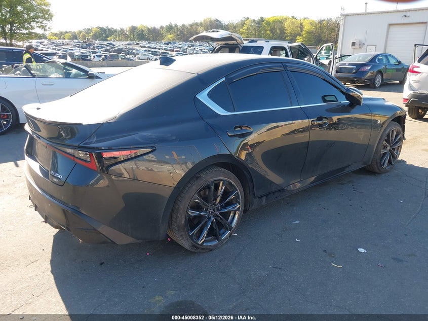 Vin: jthgz1e20n5023355, lot: 45505817, lexus is 350 f sport 20224