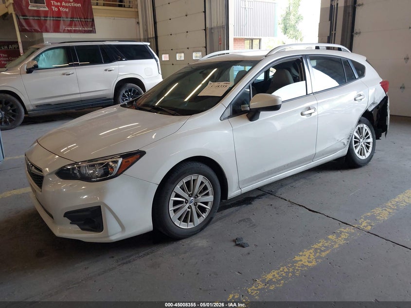 Vin: 4s3gtab6xj3706292, lot: 45505820, subaru impreza 2.0i premium 20182