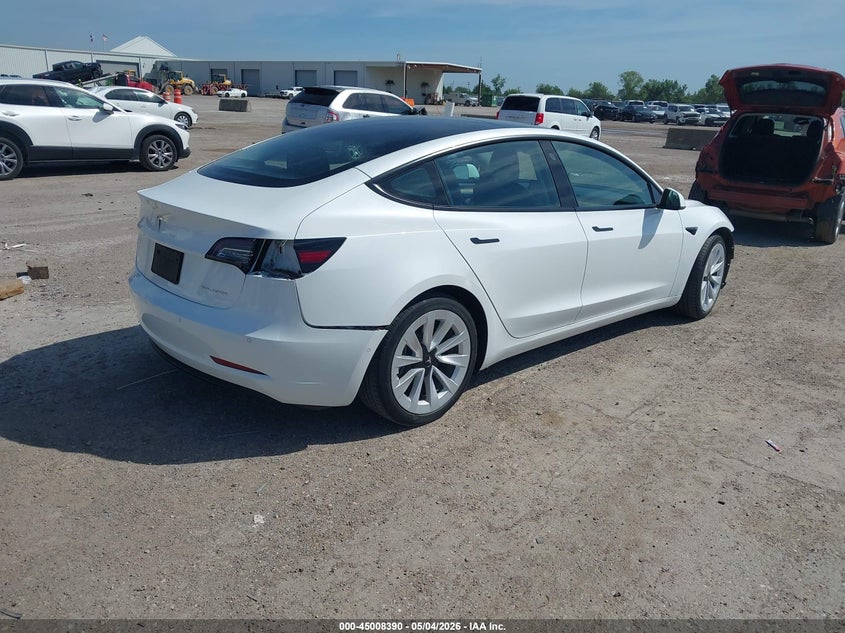 Vin: 5yj3e1eb9nf119916, lot: 45505855, tesla model 3 long range dual motor all-wheel drive 20224