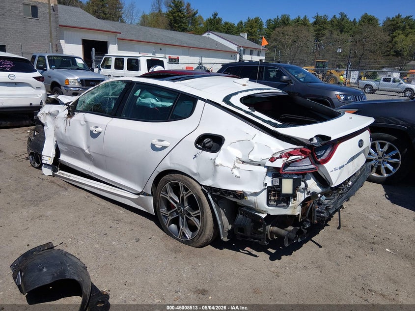 Vin: knae55lc4k6043618, lot: 45505978, kia stinger gt2 20193