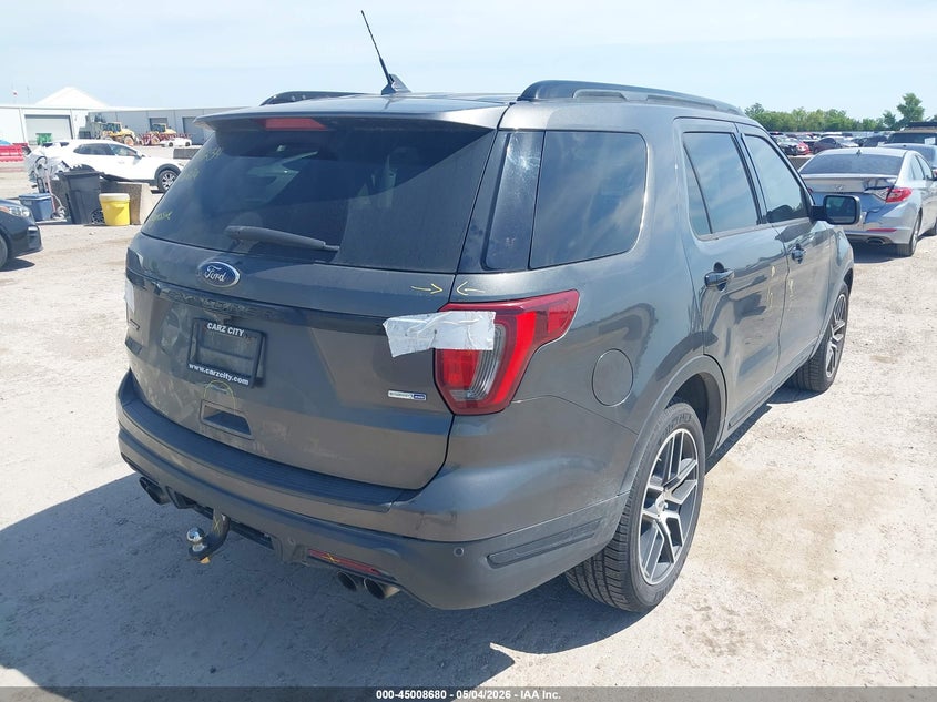 Vin: 1fm5k8gtxkga71257, lot: 45506145, ford explorer sport 20194