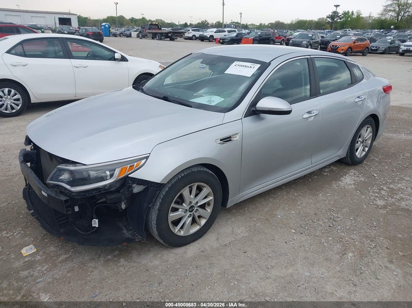 Vin: 5xxgt4l30gg003847, lot: 45506148, kia optima lx 20162