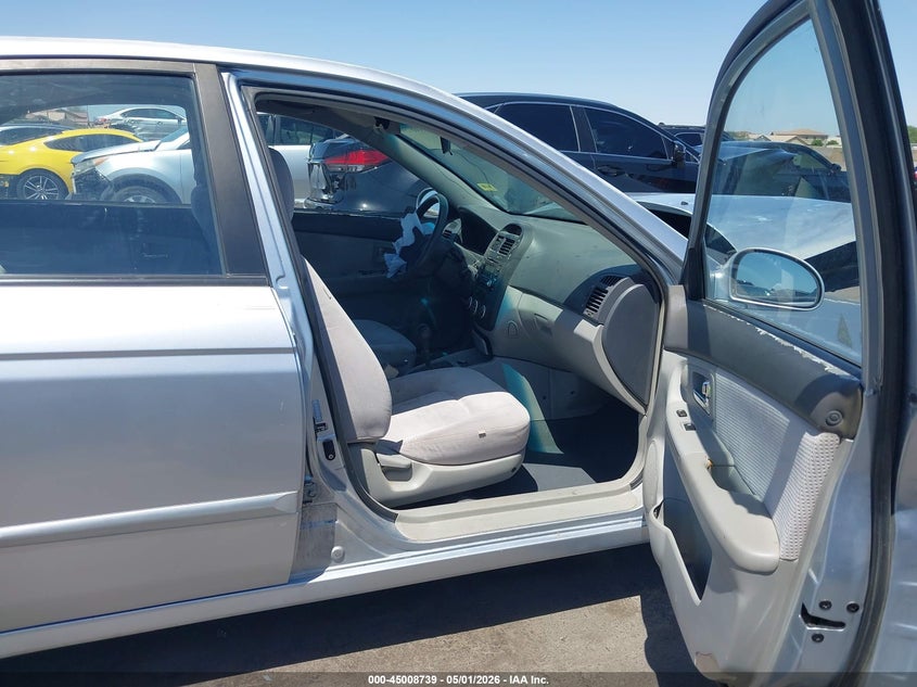 2007 Kia Spectra VIN KNAFE121475423567 nuotrauka 5