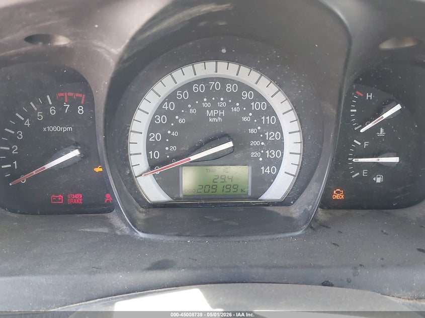 2007 KIA SPECTRA auction photo 7