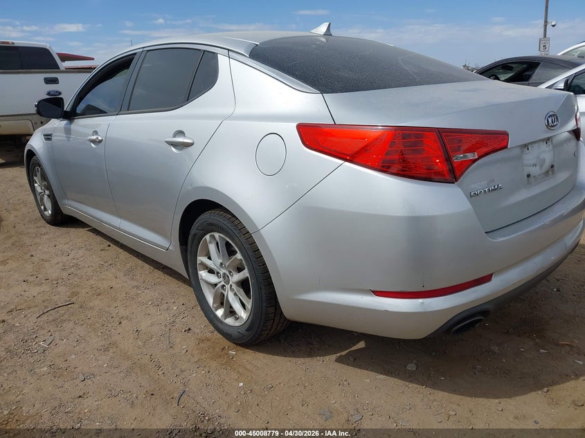 Vin: knagm4a76b5165172, lot: 45506244, kia optima lx 20113