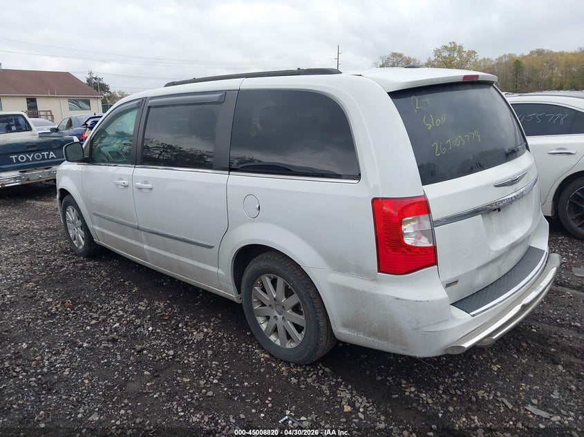 Vin: 2c4rc1bg1gr289274, lot: 45506285, chrysler town & country touring 20163