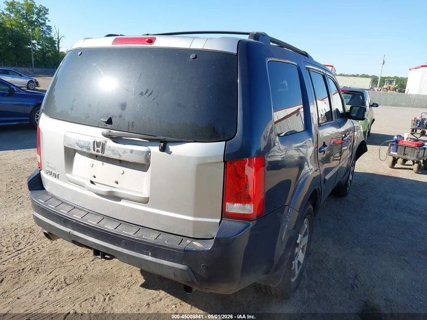 Vin: 5fnyf4h9xbb016786, lot: 45506306, honda pilot touring 20114