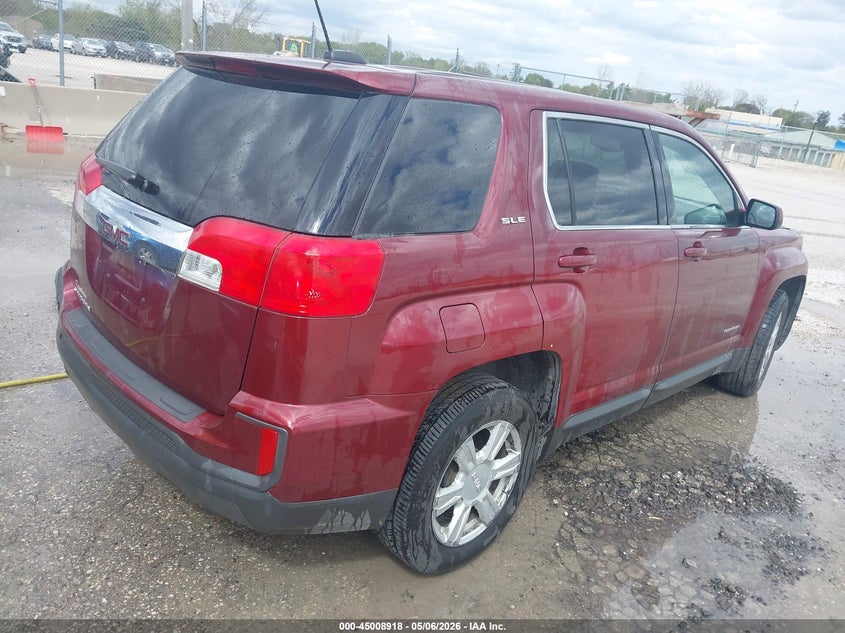 Vin: 2gkalmek3g6155810, lot: 45506383, gmc terrain sle-1 20164