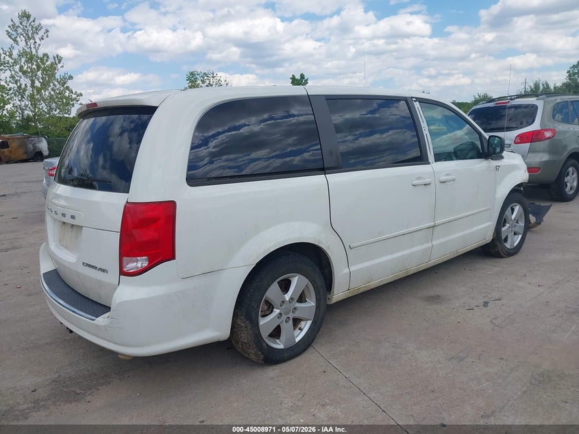 Vin: 2c4rdgbg2dr569832, lot: 45506454, dodge grand caravan se 20134