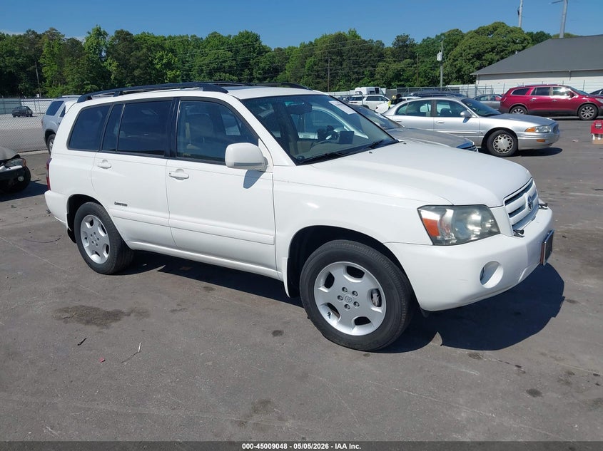 2006 TOYOTA HIGHLANDER SPORT UTILITY VEHICLE 3.3L V-6 DOHC, VVT, 215HP