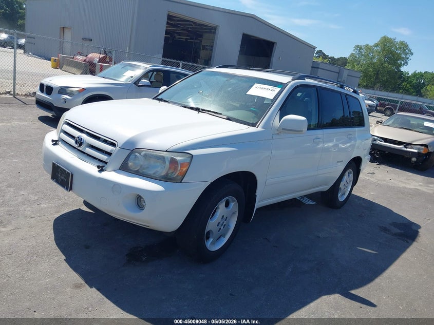 2006 TOYOTA HIGHLANDER SPORT UTILITY VEHICLE 3.3L V-6 DOHC, VVT, 215HP