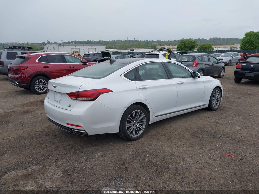 Vin: kmhgn4je8ju238427, lot: 45506970, genesis g80 3.8 20184
