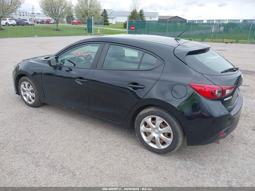 Vin: 3mzbm1k74fm174914, lot: 45507200, mazda mazda3 i sport 20153