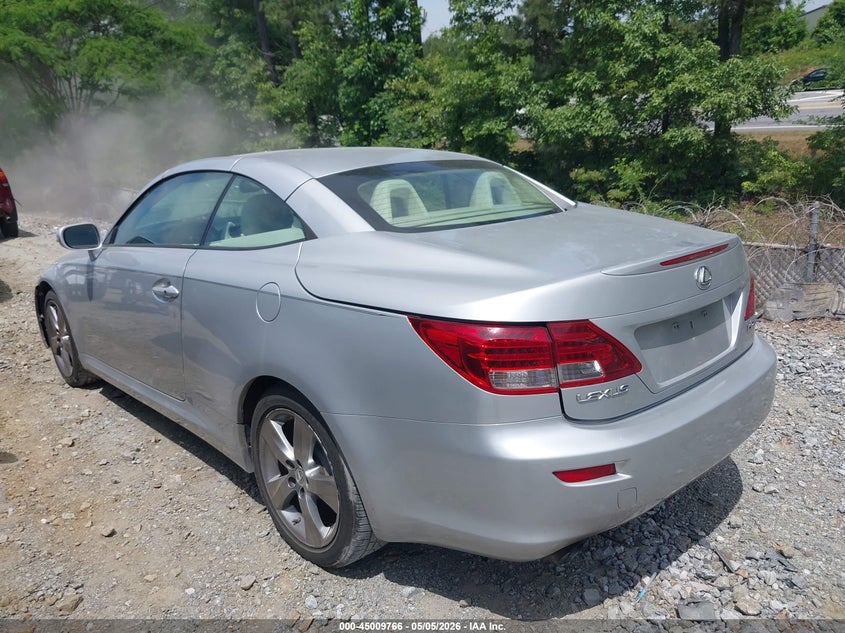Vin: jthff2c29a2507243, lot: 45507249, lexus is 250c 20103