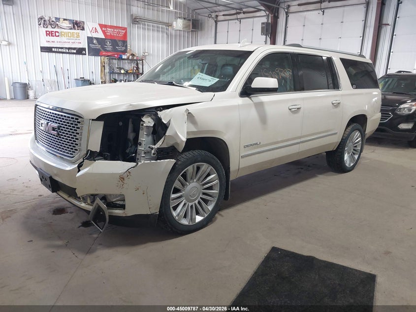 Vin: 1gks2jkj5fr719820, lot: 45507270, gmc yukon xl 1500 denali 20152