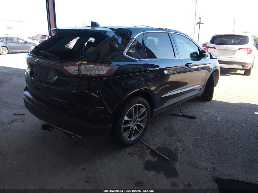 Vin: 2fmpk4k80gbb10442, lot: 45507357, ford edge titanium 20164