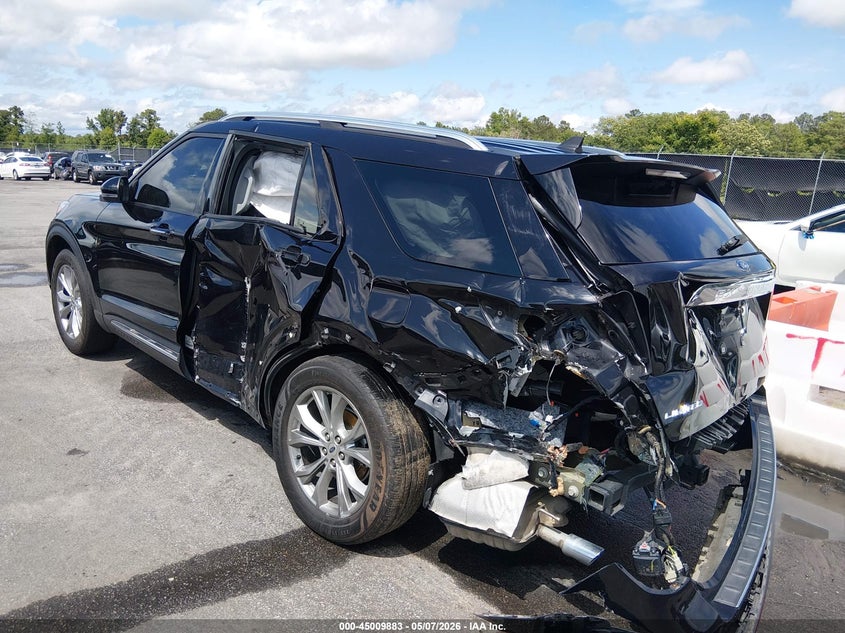 Vin: 1fmsk7fh1nga34158, lot: 45507366, ford explorer limited 20223