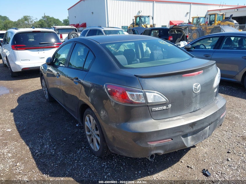 Vin: jm1bl1u65b1489433, lot: 45507376, mazda mazda3 s sport 20113