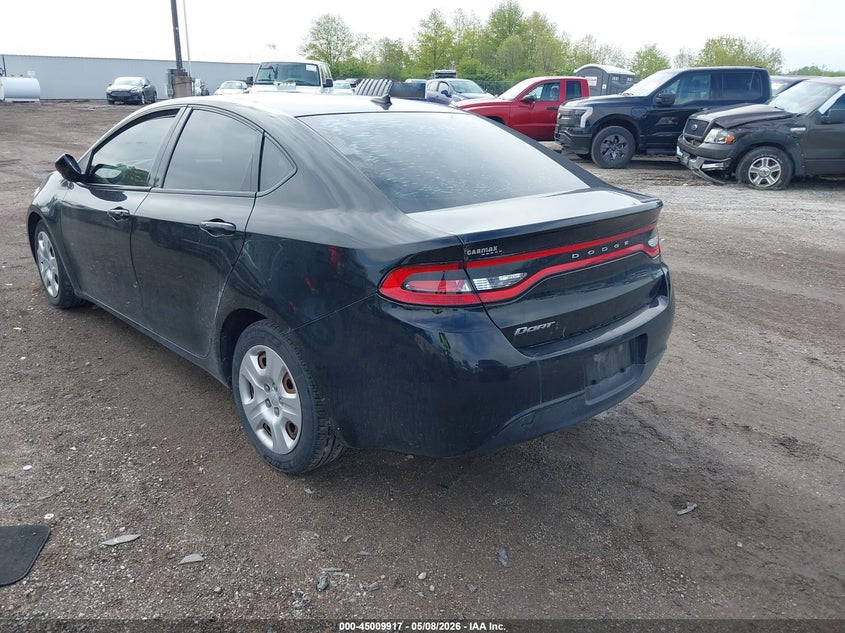 Vin: 1c3cdfaa2fd404600, lot: 45507400, dodge dart se 20153