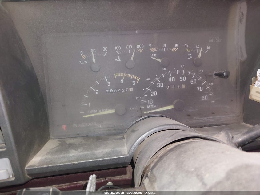 1993 Chevrolet Gmt-400 K2500 VIN: 1GCGK24FXPE204417 Lot: 45009959