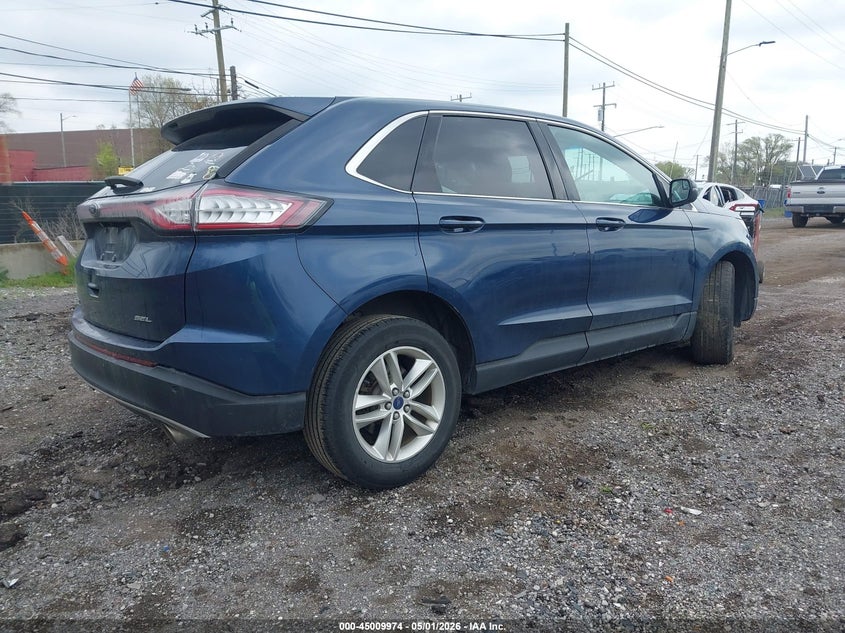 Vin: 2fmpk3j89hbb29813, lot: 45507457, ford edge sel 20174