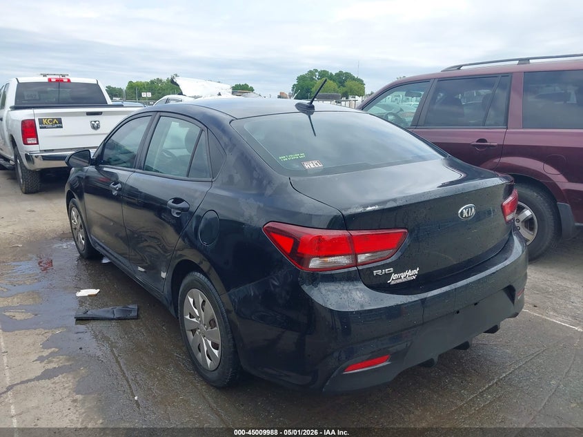Vin: 3kpa24abxje055103, lot: 45507471, kia rio lx 20183