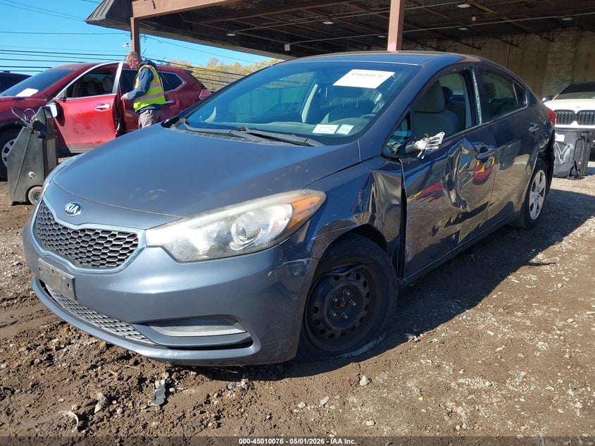 Vin: knafx4a62f5410842, lot: 45507559, kia forte lx 20152