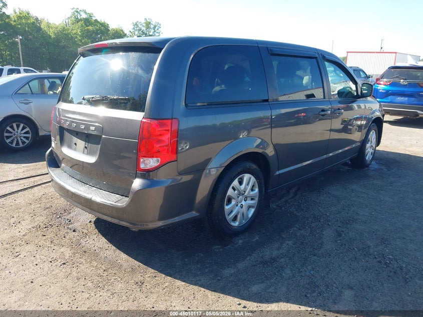 Vin: 2c4rdgbg6jr309123, lot: 45507600, dodge grand caravan se 20184