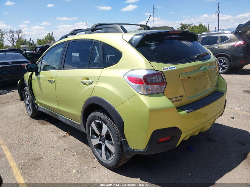 Vin: jf2gpbcc2fh235958, lot: 45507627, subaru xv crosstrek hybrid 20153