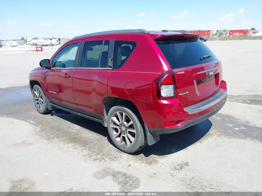 Vin: 1c4njdcb8ed514590, lot: 45507833, jeep compass limited 20143