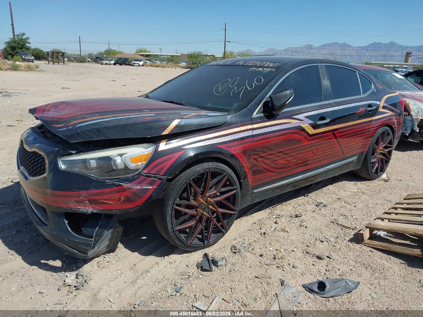 Vin: knaln4d70g5218592, lot: 45507886, kia cadenza premium 20162
