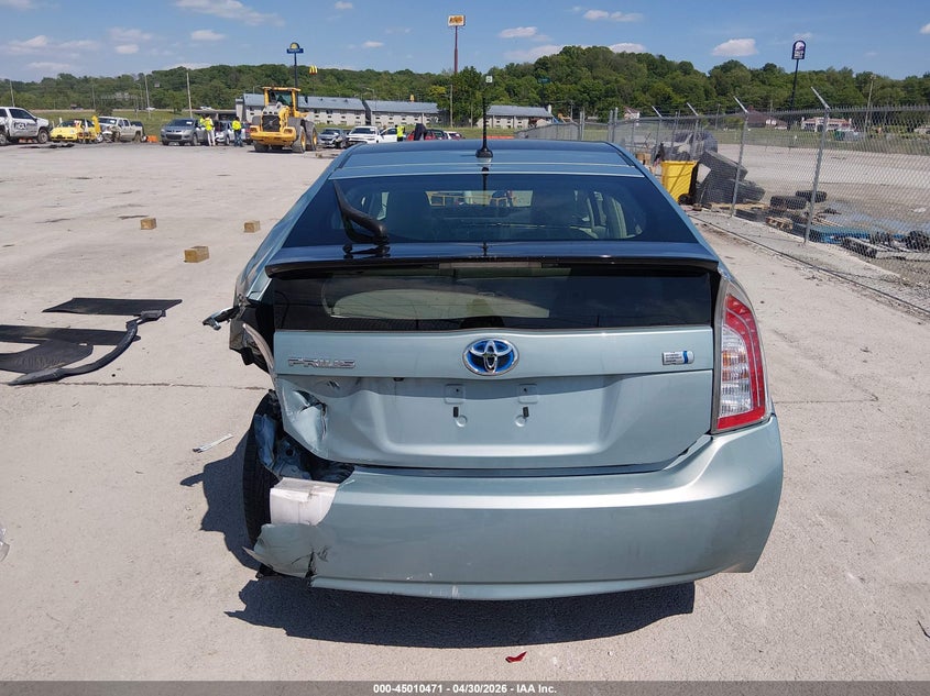 2012 Toyota Prius 1.8 Four blue Lot 111045010471 Vin JTDKN3DU7C1604636