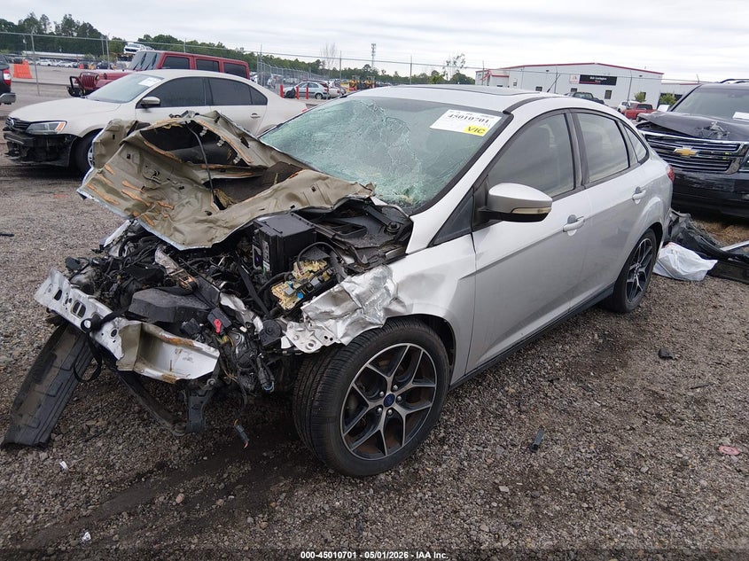 Vin: 1fadp3h24hl201596, lot: 45508184, ford focus sel 20172