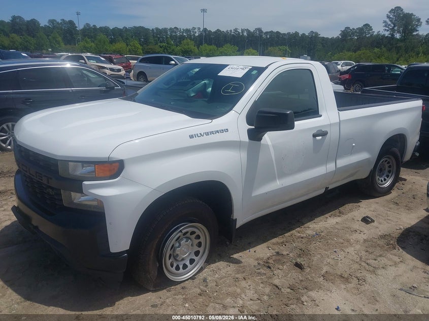 2019 Chevrolet Silverado 1500 Work Truck 3GCNWAEH0KG296273 photo 1