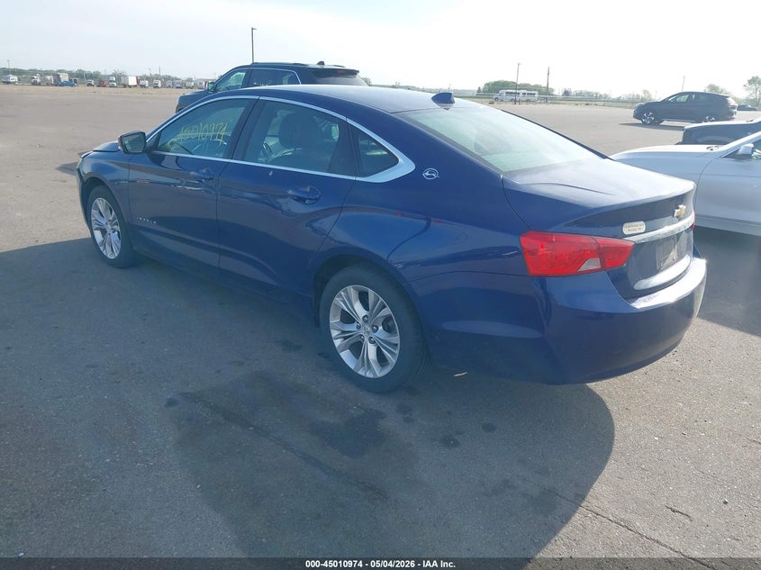 Vin: 1g1125s37eu146052, lot: 45508457, chevrolet impala 2lt 20143