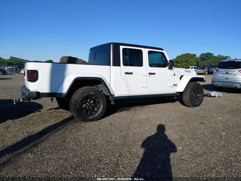 Vin: 1c6hjtag3nl162909, lot: 45508540, jeep gladiator willys 4x4 20224
