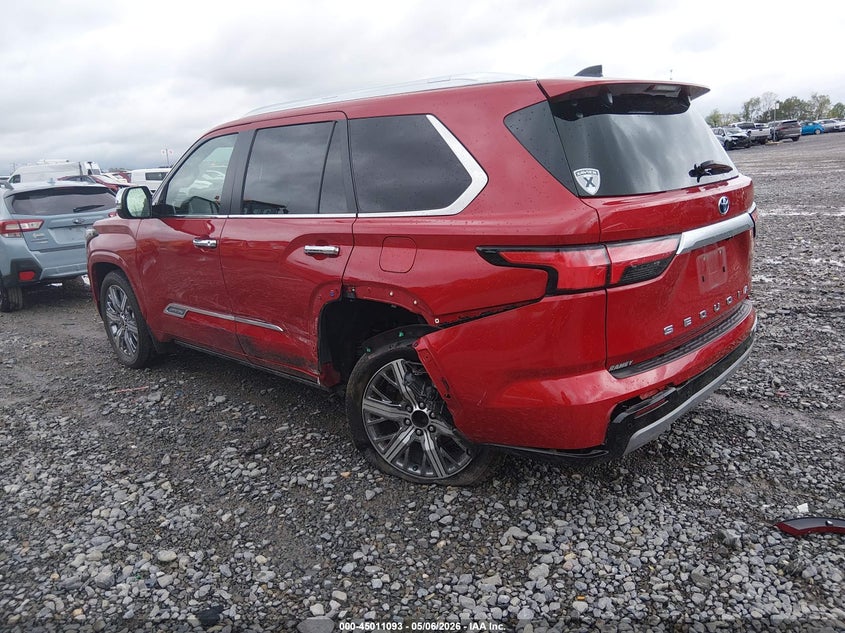 Vin: 7svaaaba3rx039950, lot: 45508576, toyota sequoia capstone 20243