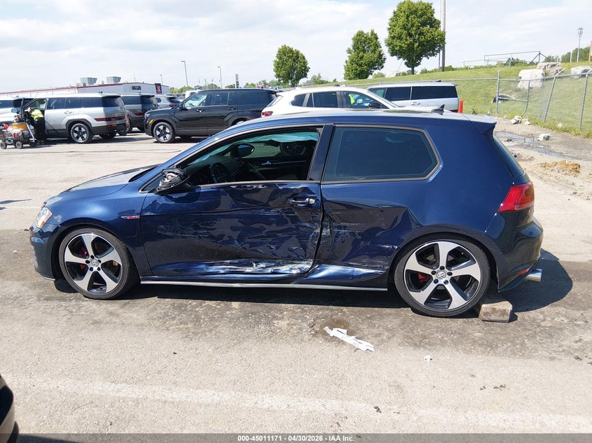2016 Volkswagen Golf Gti S 2-Door VIN: 3VWYT7AU7GM028788 Lot: 45011171