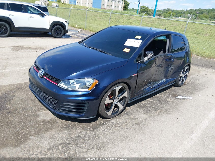 VOLKSWAGEN GOLF GTI 2016 VIN 3VWYT7AU7GM028788