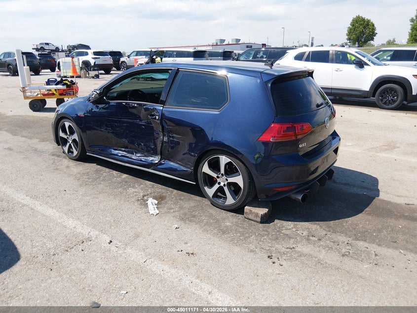VOLKSWAGEN GOLF GTI 2016 VIN 3VWYT7AU7GM028788