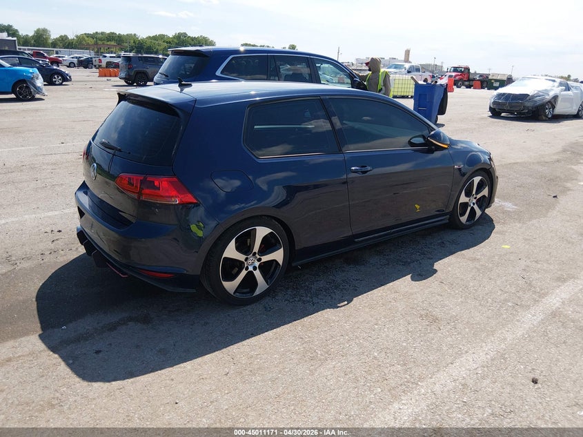 VOLKSWAGEN GOLF GTI 2016 VIN 3VWYT7AU7GM028788