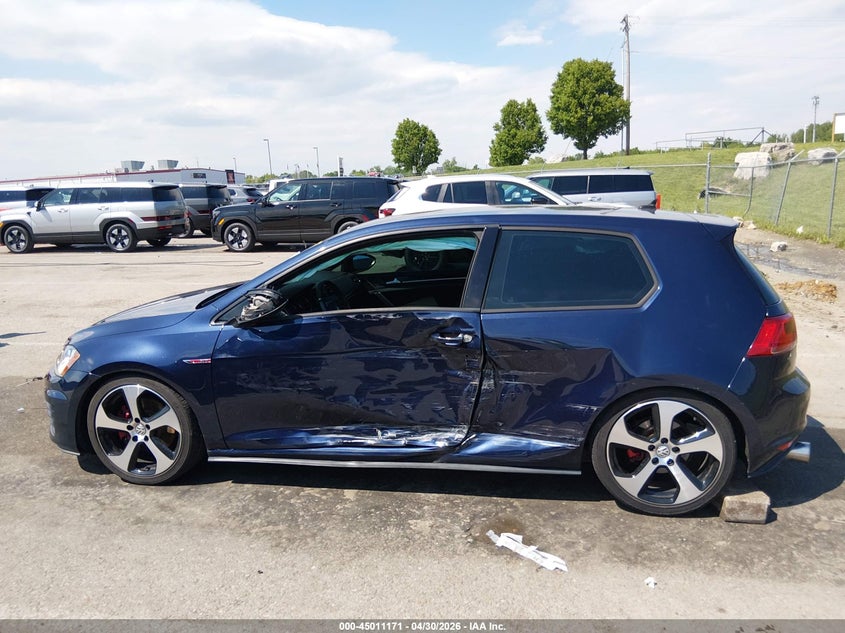 2016 Volkswagen Golf Gti S 2-Door VIN: 3VWYT7AU7GM028788 Lot: 45011171