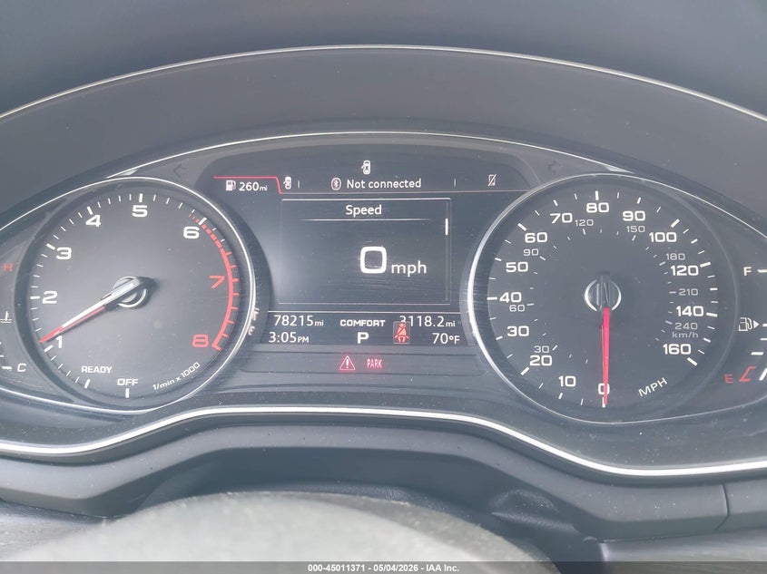 VIN: WAUGMAF44KN002730 2019 AUDI A4 40 PREMIUM