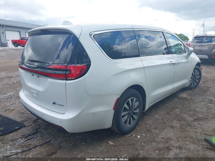 Vin: 2c4rc1l73nr144913, lot: 45508897, chrysler pacifica hybrid touring l 20224