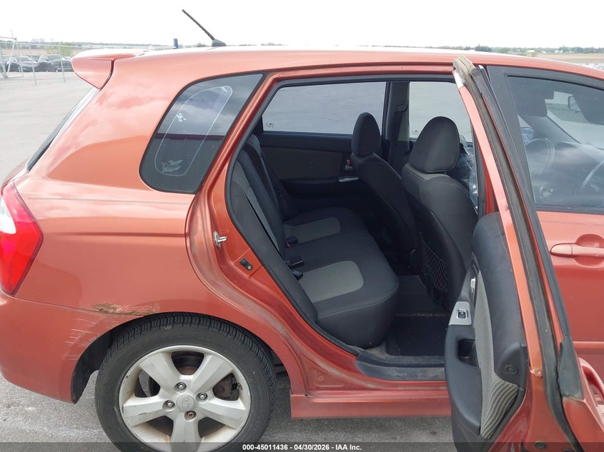 2008 Kia Spectra5 Sx VIN: KNAFE161185014356 Lot: 45011436