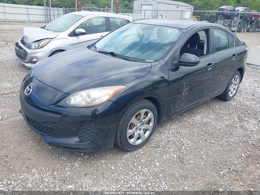 Vin: jm1bl1uf2c1530988, lot: 45509153, mazda mazda3 i sport 20122