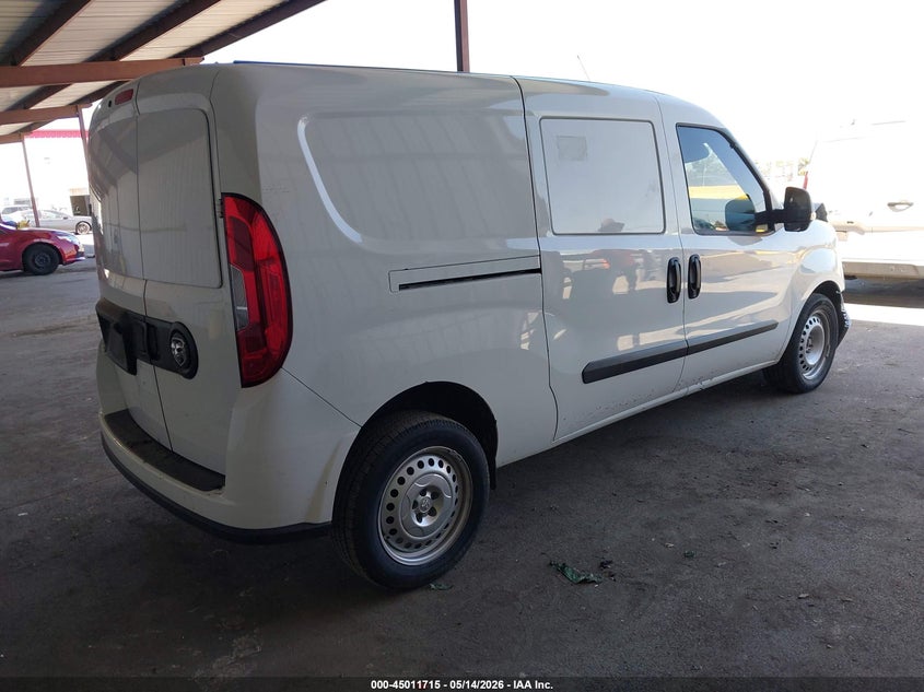 Vin: zfbhrfab0n6y40220, lot: 45509198, ram promaster city cargo van 20224