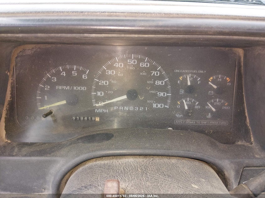 1997 GMC Sierra 1500 Sl Wideside VIN: 1GTEK14R2VZ526678 Lot: 45011783