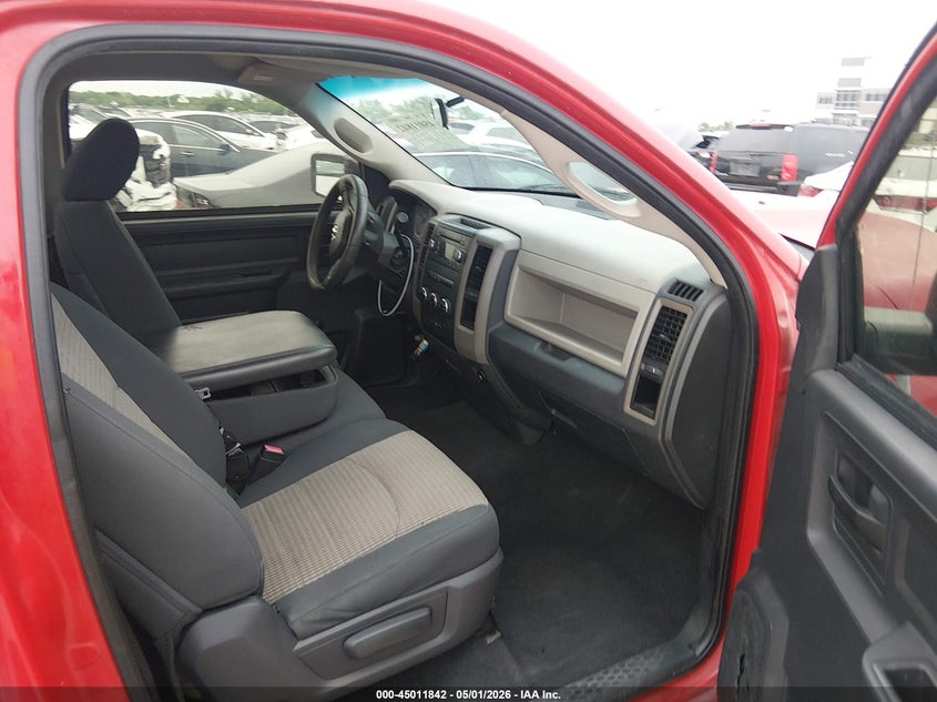 3C6JD6AK3CG279530 2012 Ram 1500 3.7 Ram St red